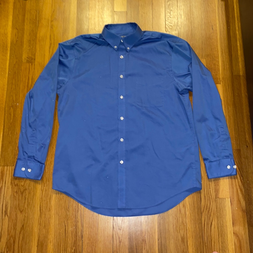 French Blue Button Down